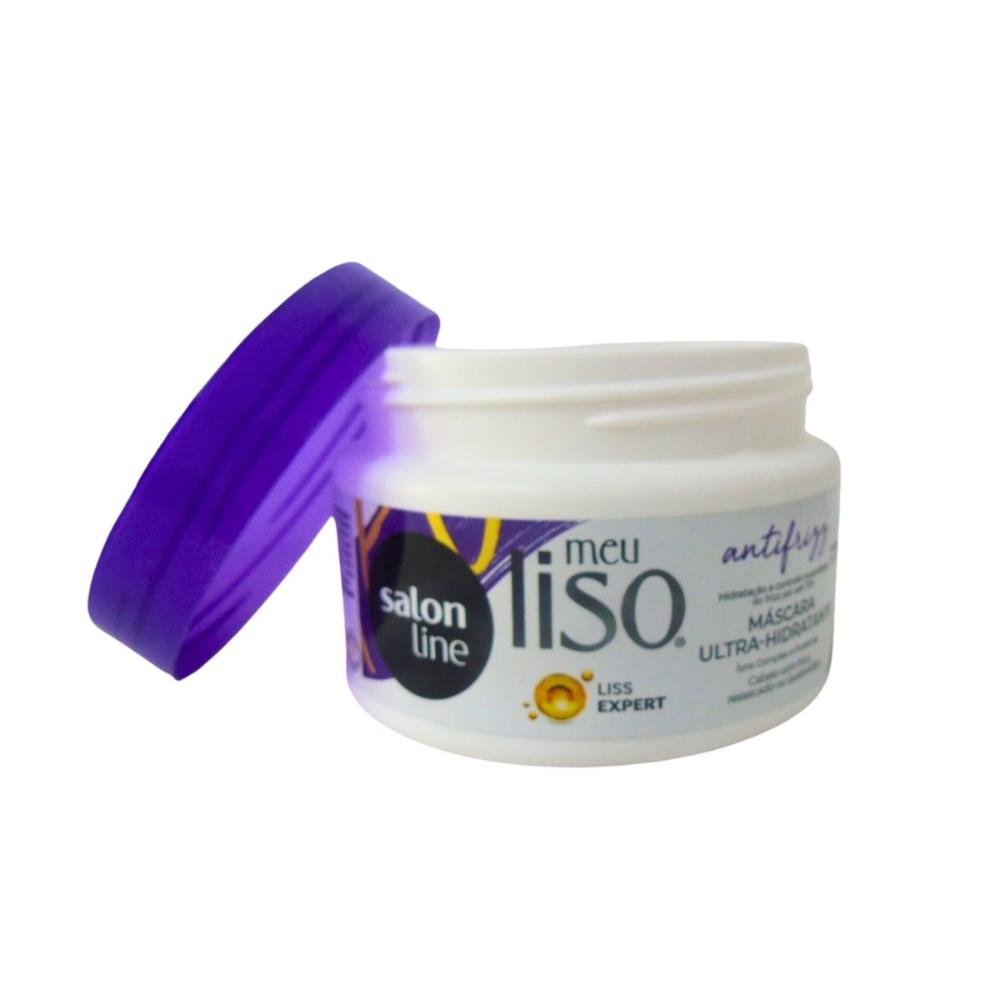 Máscara Ultra Hidratante Salon Line Meu Liso Antifrizz Liss Expert 300g 300g 3