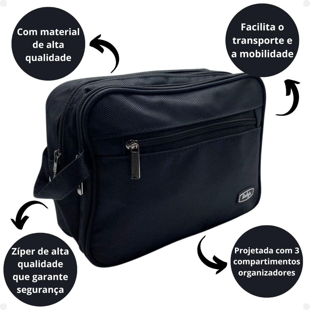 Necessaire Rubys Preta Nec-641d ÚNICO 2