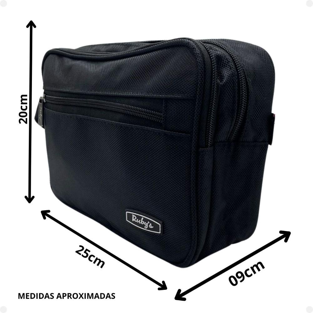 Necessaire Rubys Preta Nec-641d ÚNICO 7