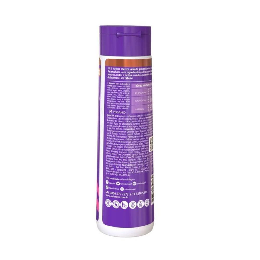 Shampoo Salon Line Sos Cachos Super Óleos 300ml 300ml 3