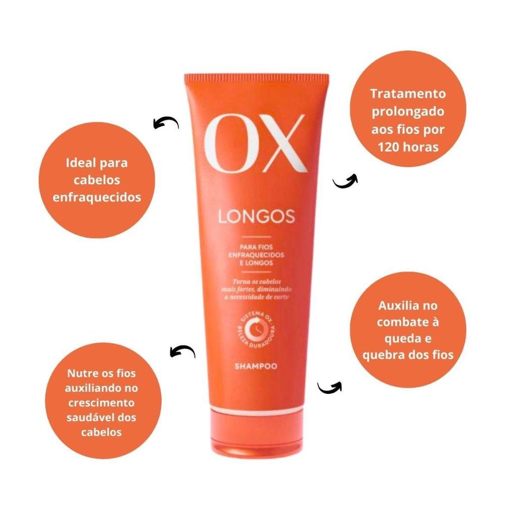 Shampoo Ox Longos 200ml 200ml 2