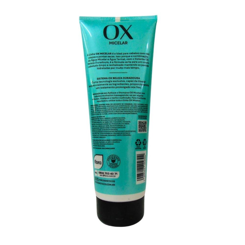 Shampoo Ox Micelar 240ml 240ml 3