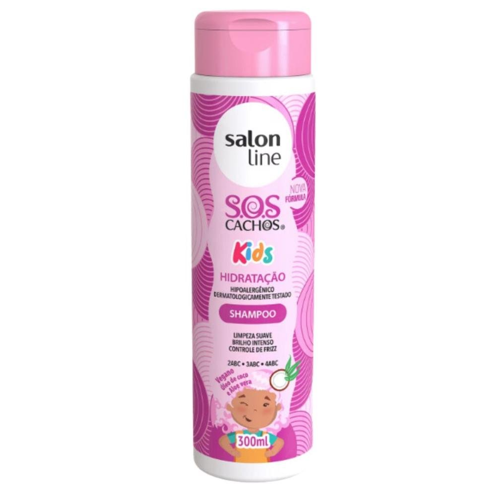 Shampoo + Condicionador Salon Line Sos Cachos Kids Hidratação 300ml 300ml 3