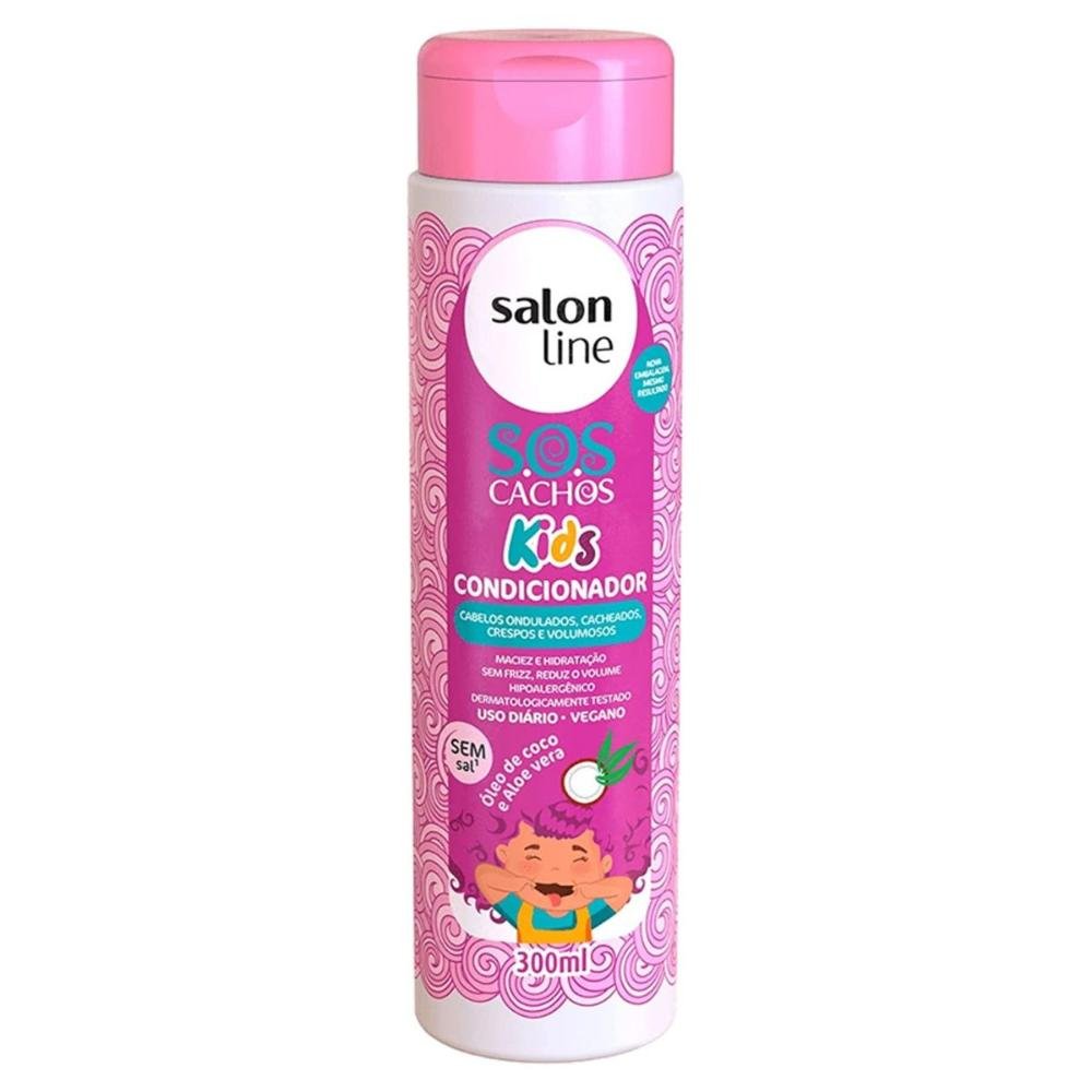 Shampoo + Condicionador Salon Line Sos Cachos Kids Hidratação 300ml 300ml 4