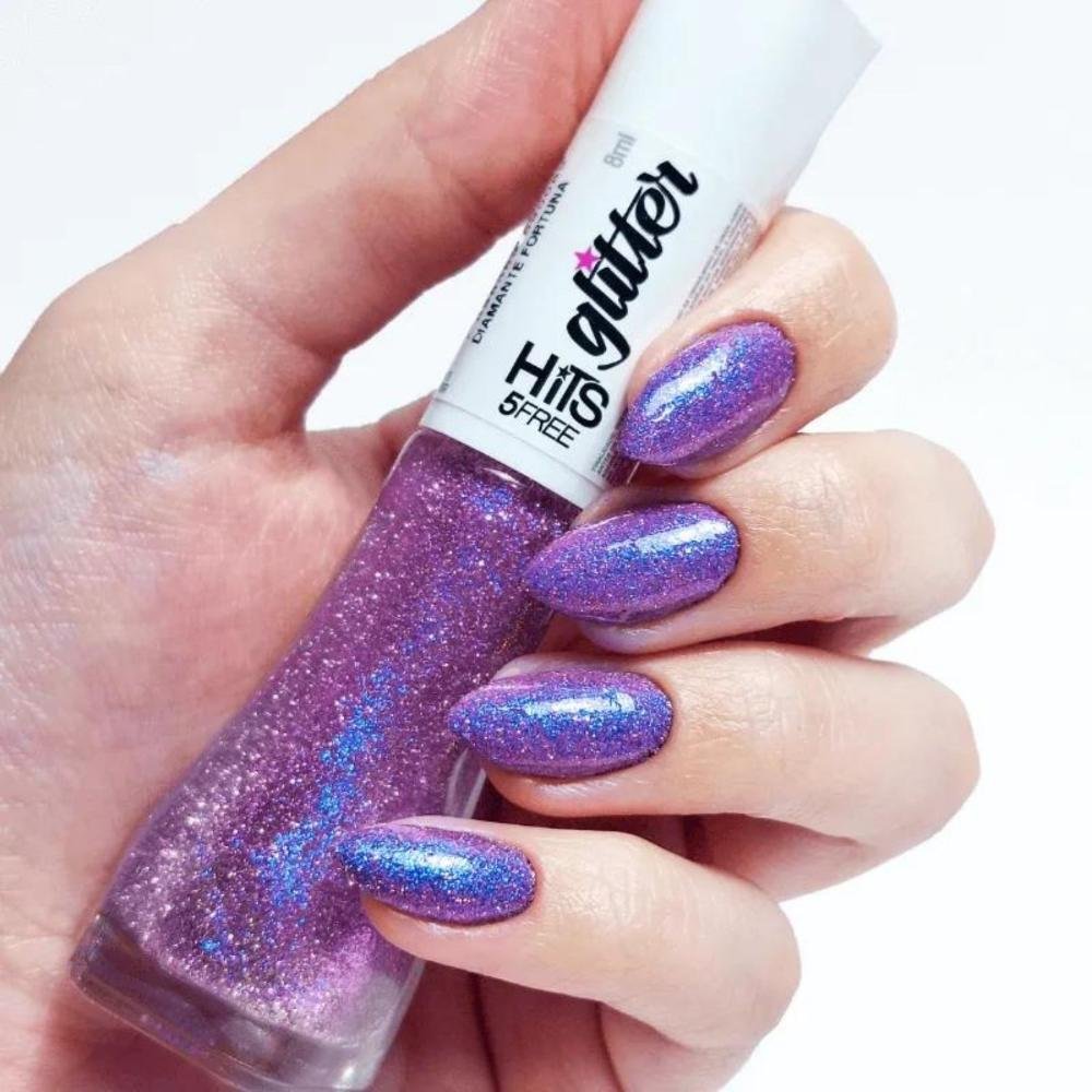 Esmalte Glitter Hits Diamante Fortuna 8ml Fortuna 5
