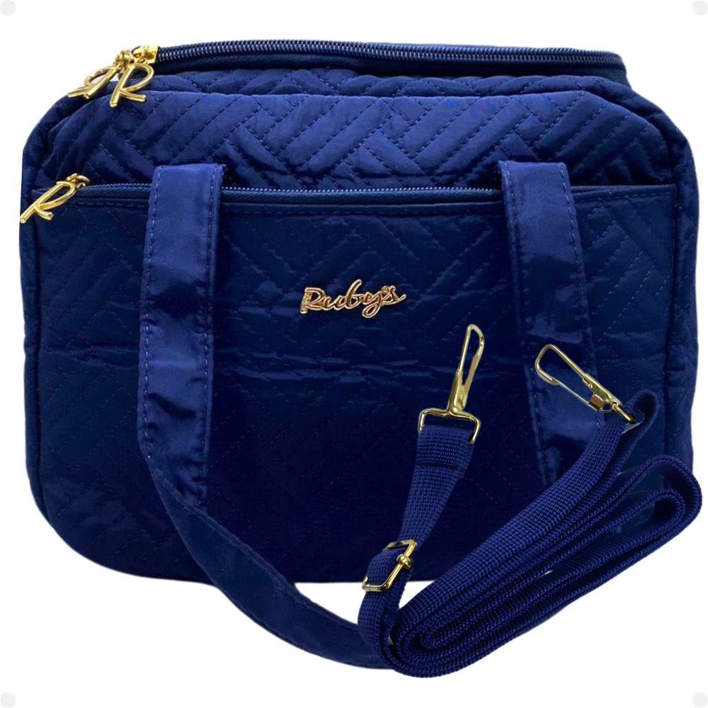 Necessaire Térmica Rubys Com Alça Azul Marinho Necf-154b Azul 1