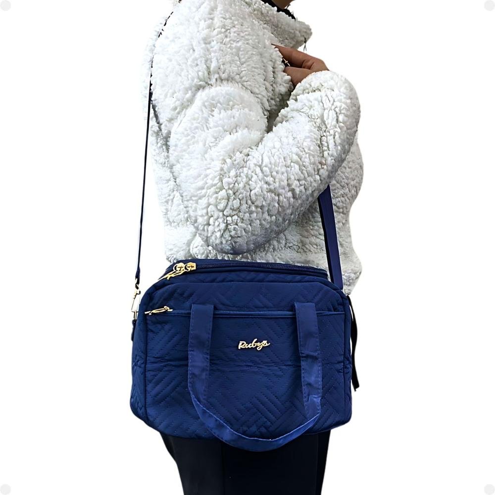 Necessaire Térmica Rubys Com Alça Azul Marinho Necf-154b Azul 11