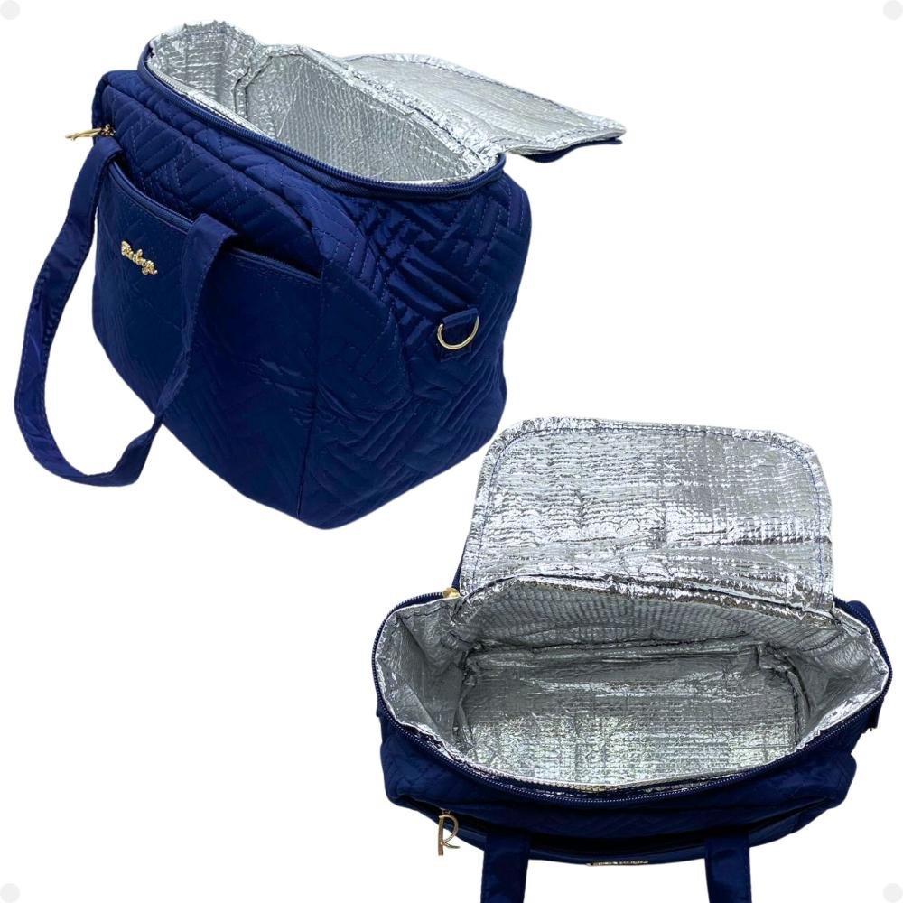 Necessaire Térmica Rubys Com Alça Azul Marinho Necf-154b Azul 9