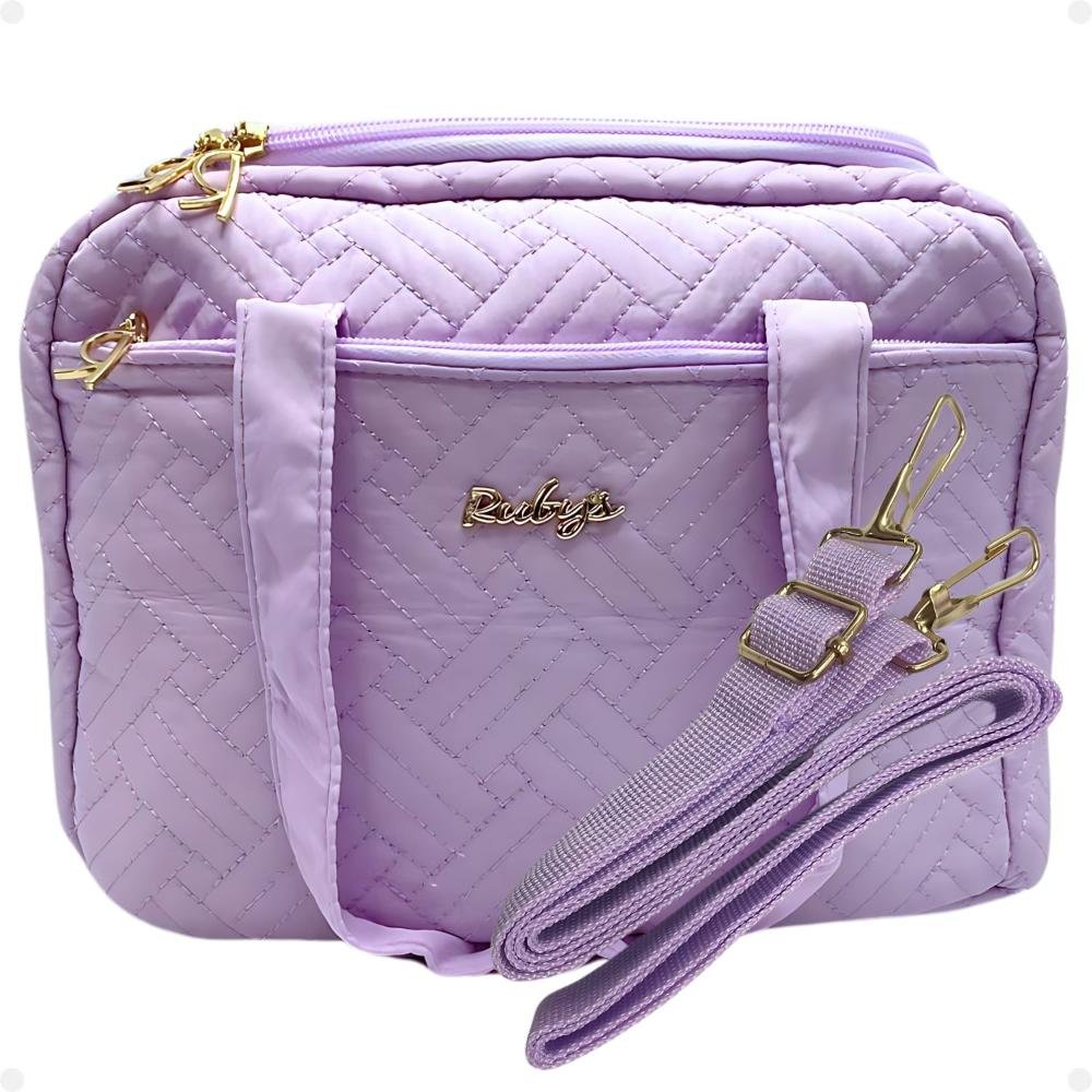 Necessaire Térmica Rubys Com Alça Lilás Necf-154b Roxo