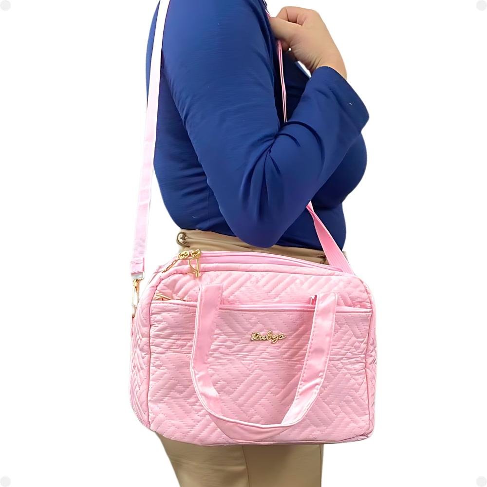 Necessaire Térmica Rubys Com Alça Rosa Necf-154b Rosa 11