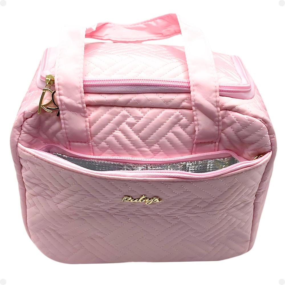 Necessaire Térmica Rubys Com Alça Rosa Necf-154b Rosa 6