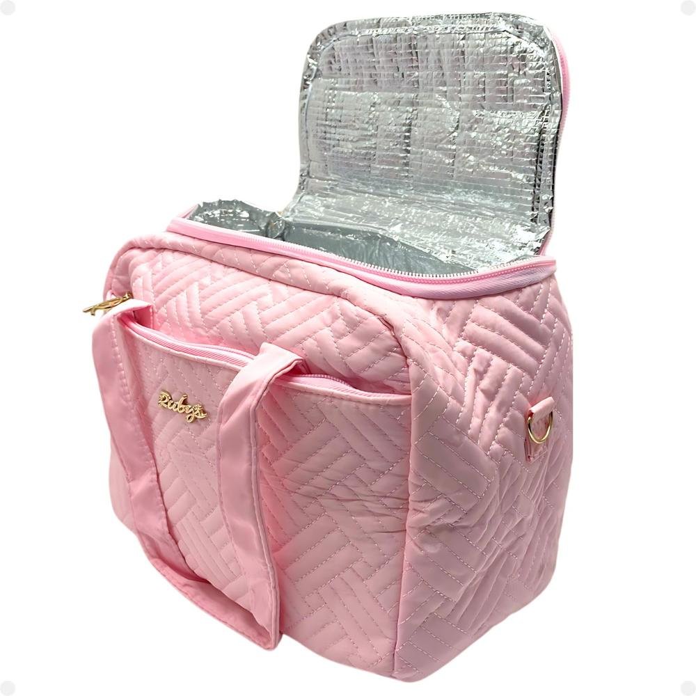 Necessaire Térmica Rubys Com Alça Rosa Necf-154b Rosa 9