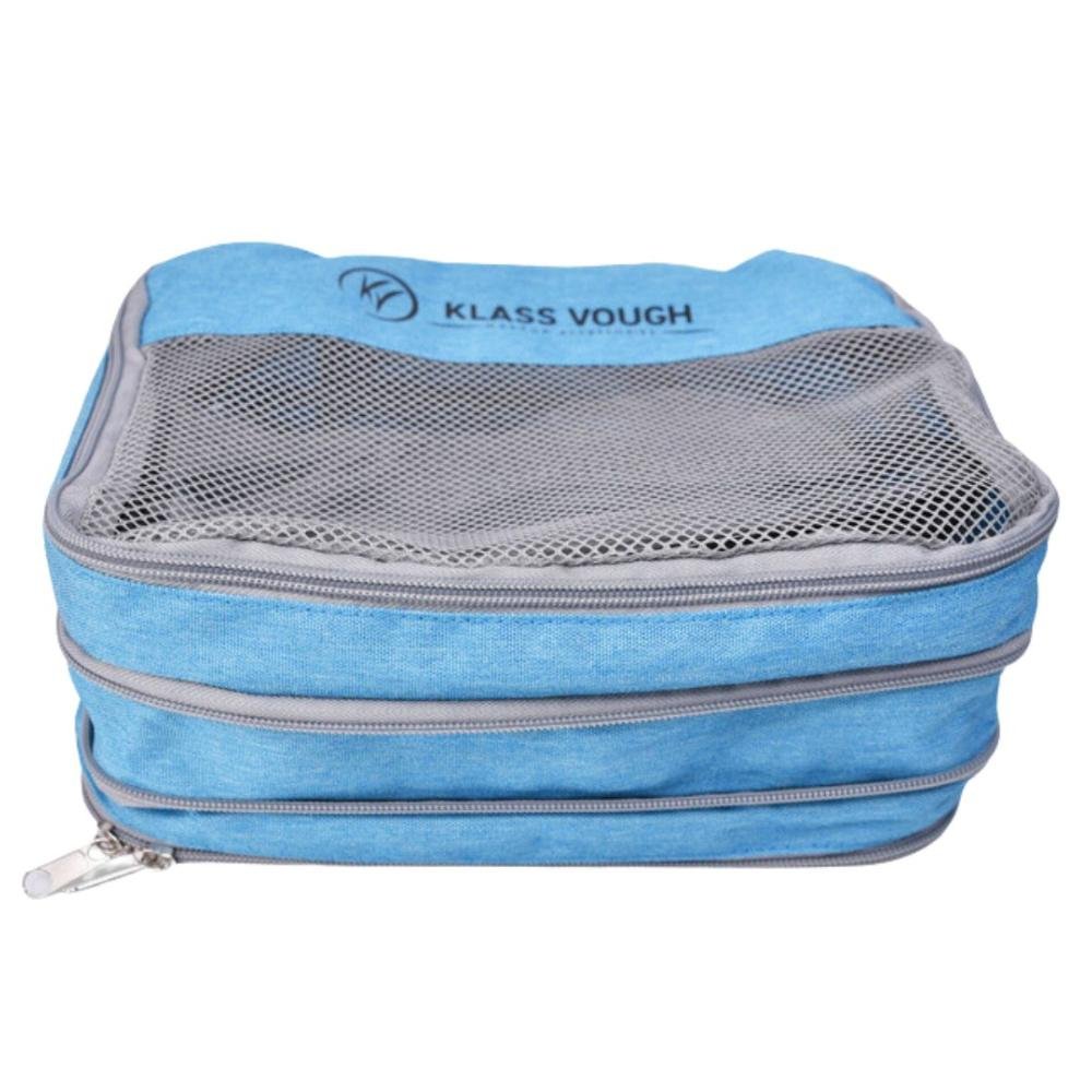 Nécessaire de Viagem Klass Vough Com Compartimentos Azul Ref. Xj-077 ÚNICO 3