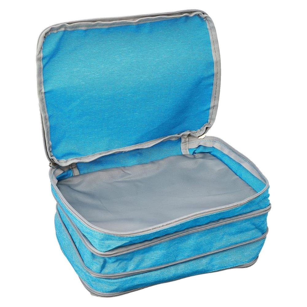 Nécessaire de Viagem Klass Vough Com Compartimentos Azul Ref. Xj-077 ÚNICO 4