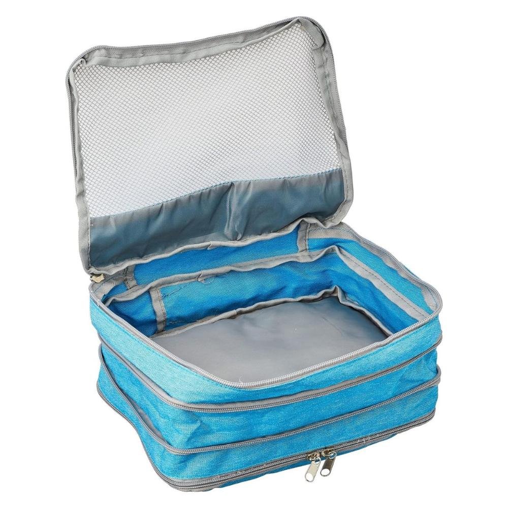 Nécessaire de Viagem Klass Vough Com Compartimentos Azul Ref. Xj-077 ÚNICO 5