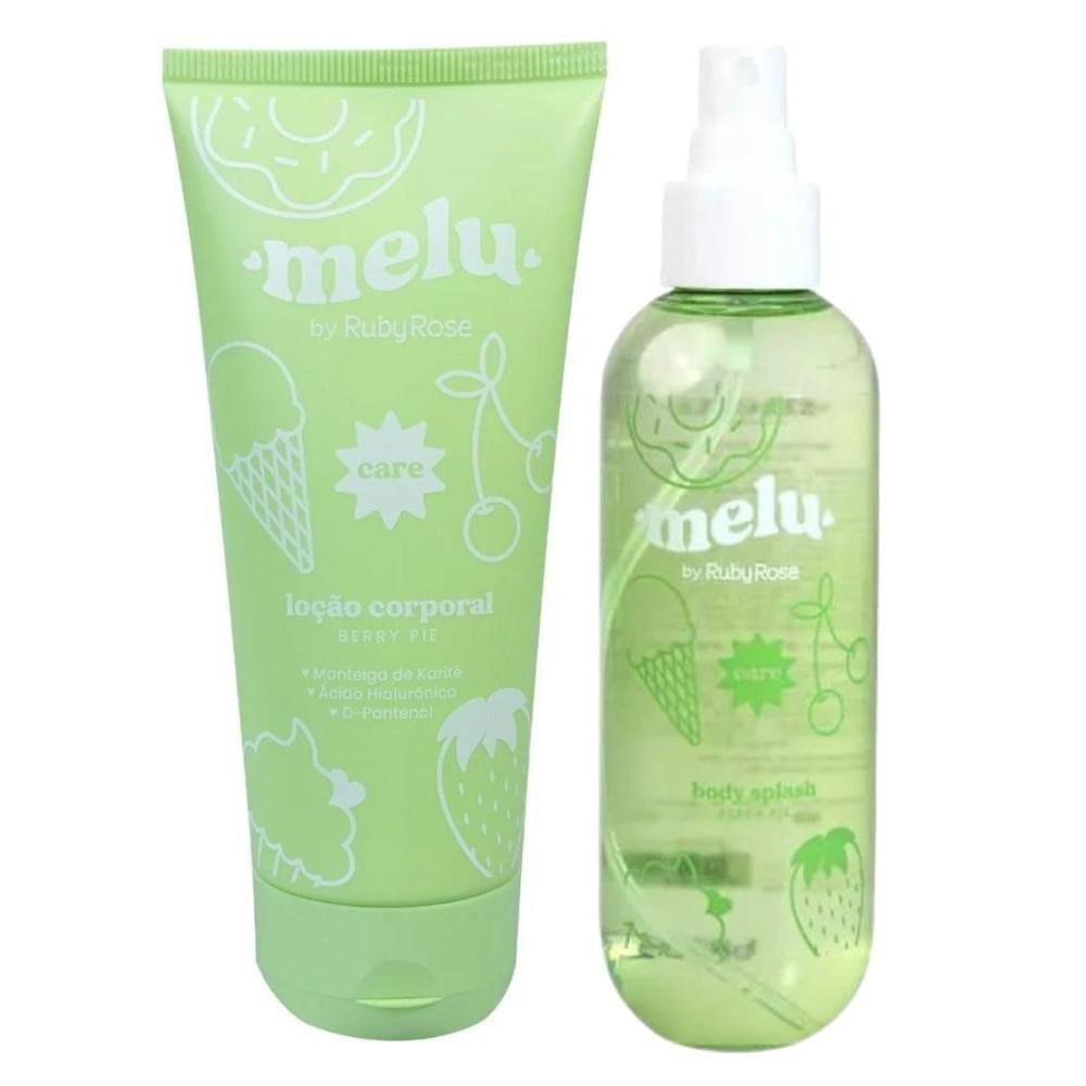 Loção Corporal + Body Splash Melu By Ruby Rose Care Berry Pie 200ml ÚNICO 1