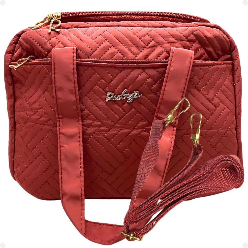 Necessaire Térmica Rubys Com Alça Terracota Necf-154b Vermelho 1