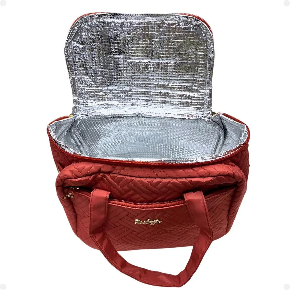 Necessaire Térmica Rubys Com Alça Terracota Necf-154b Vermelho 4