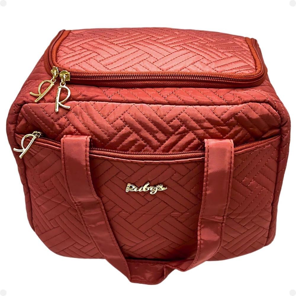 Necessaire Térmica Rubys Com Alça Terracota Necf-154b Vermelho 5