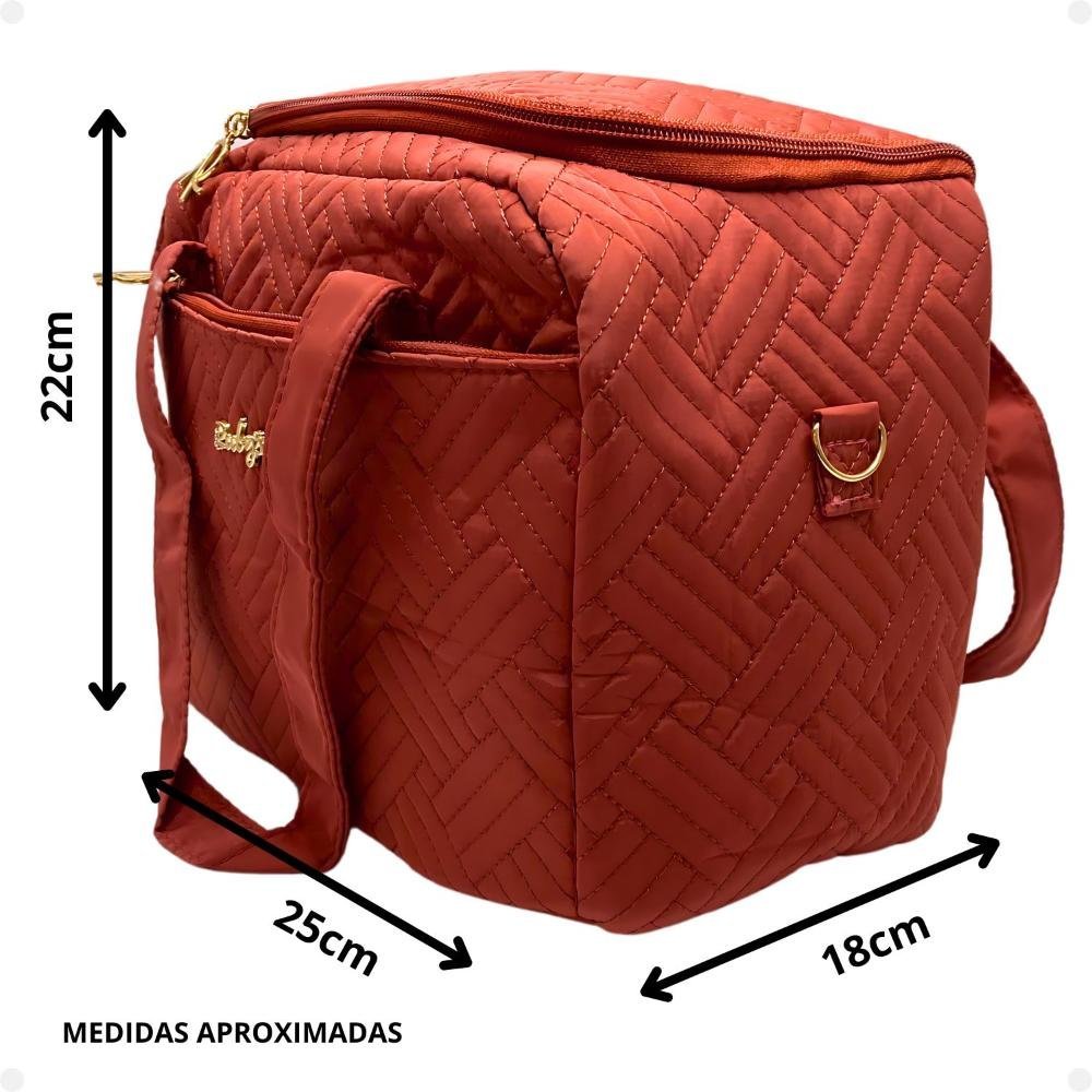 Necessaire Térmica Rubys Com Alça Terracota Necf-154b Vermelho 7