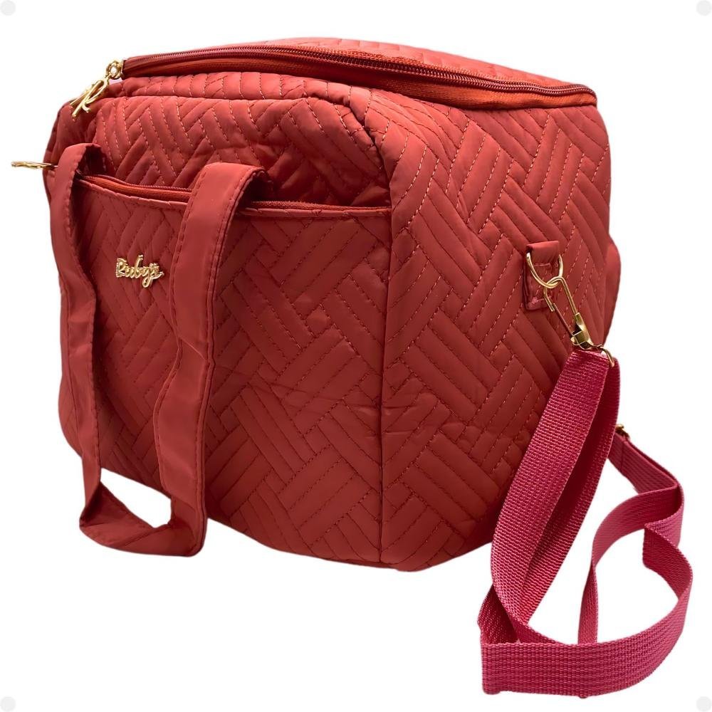 Necessaire Térmica Rubys Com Alça Terracota Necf-154b Vermelho 8