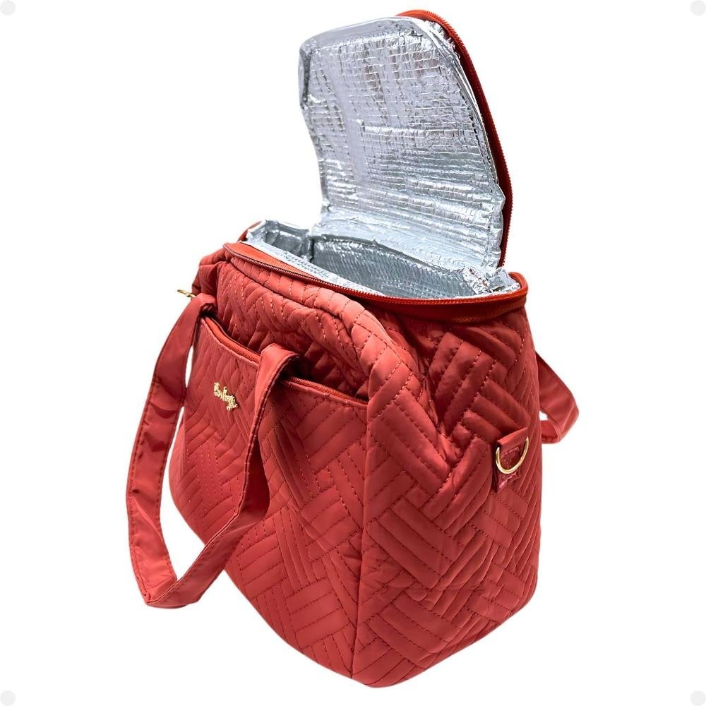 Necessaire Térmica Rubys Com Alça Terracota Necf-154b Vermelho 9