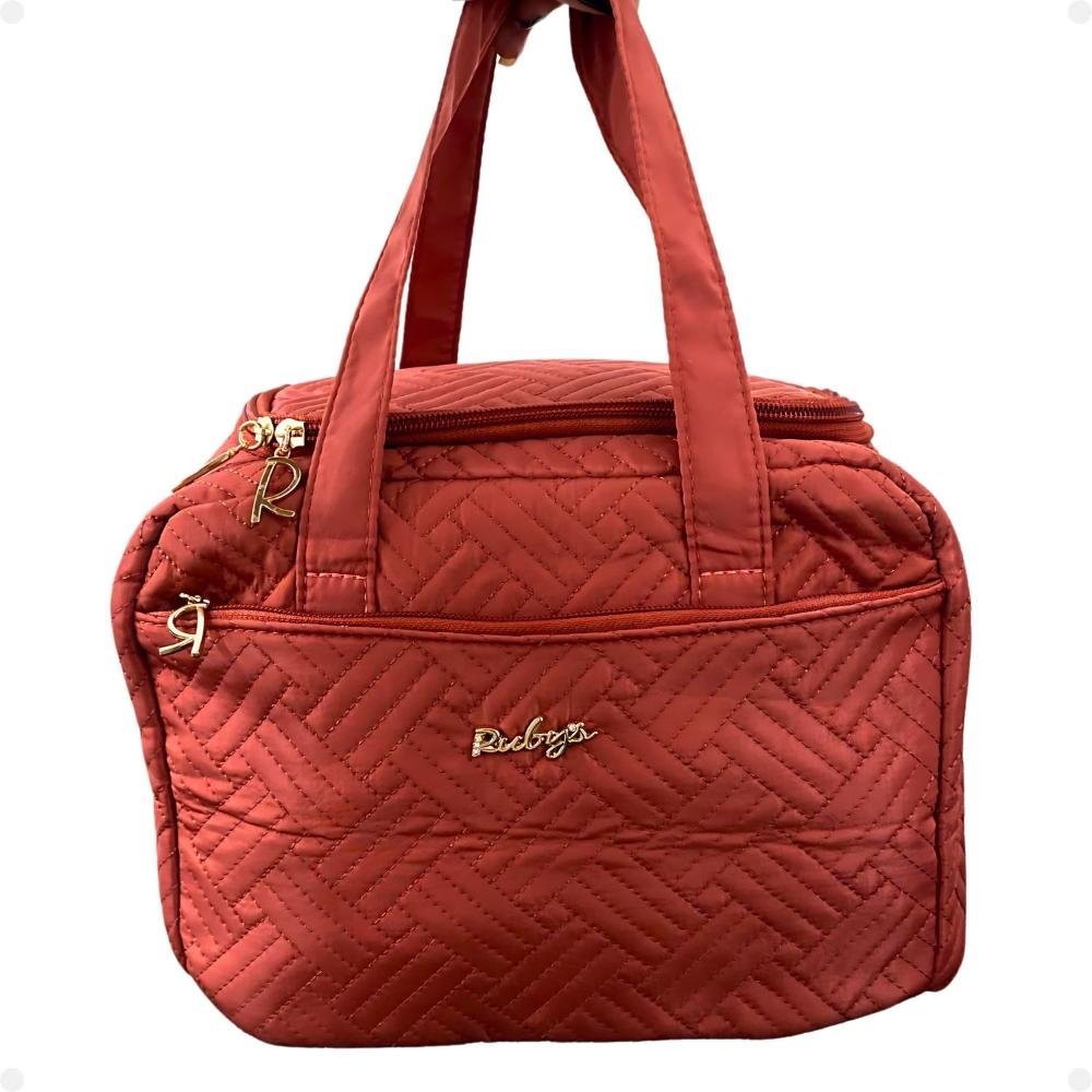 Necessaire Térmica Rubys Com Alça Terracota Necf-154b Vermelho 10