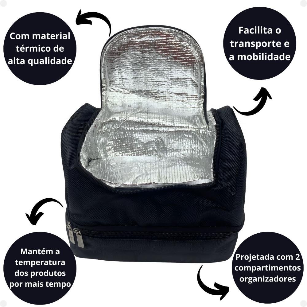 Necessaire Térmica Rubys Preta Nec-644d Preto 2