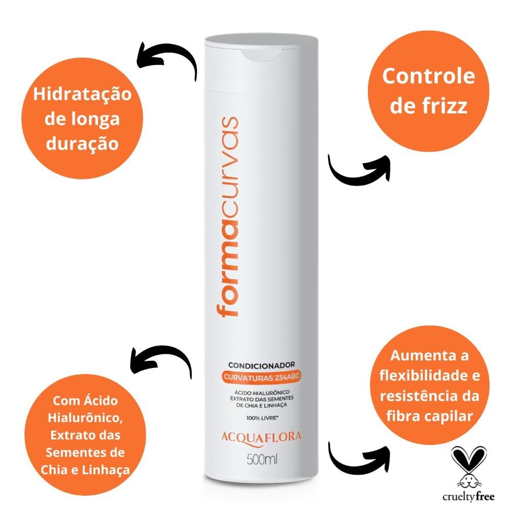 Condicionador Acquaflora Forma Curvas 500ml 500ml 2