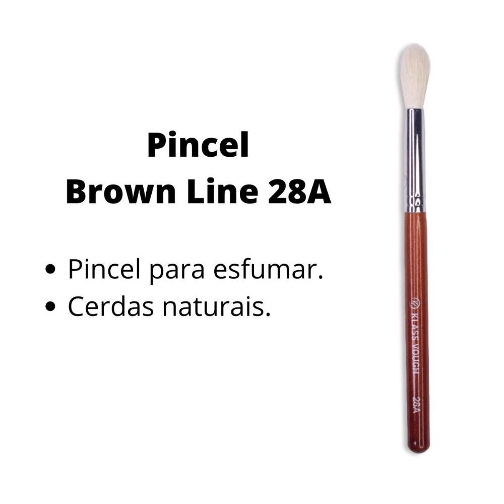 Pincel Klass Vough Brown Line Para Esfumar 28a ÚNICO 3