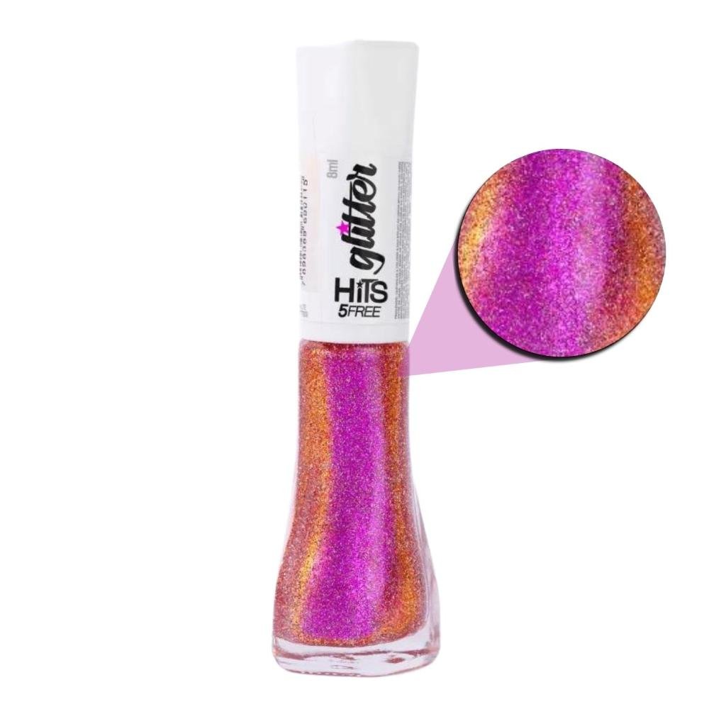 Esmalte Glitter Hits Diamante Legado Pink 8ml Legado Pink 3