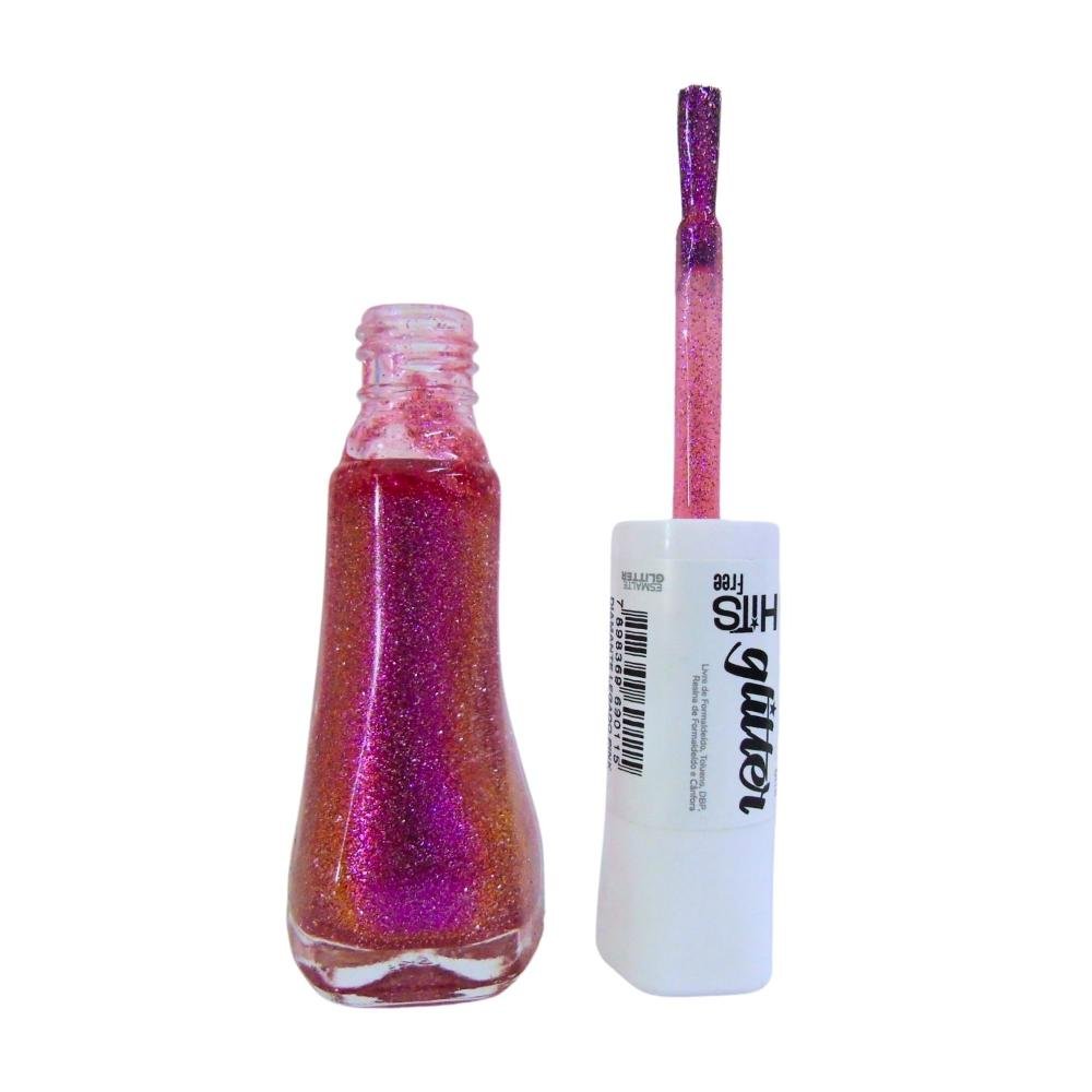 Esmalte Glitter Hits Diamante Legado Pink 8ml Legado Pink 4
