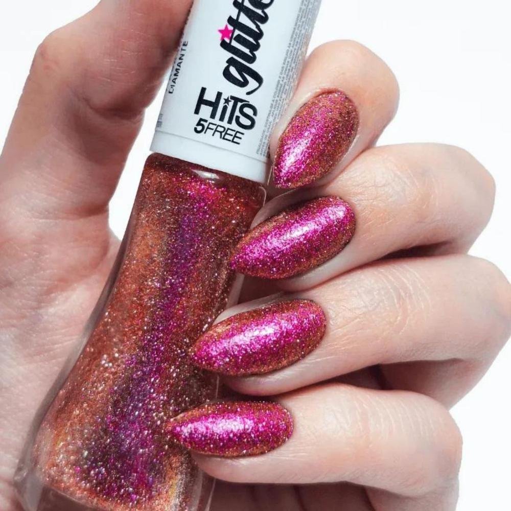 Esmalte Glitter Hits Diamante Legado Pink 8ml Legado Pink 5