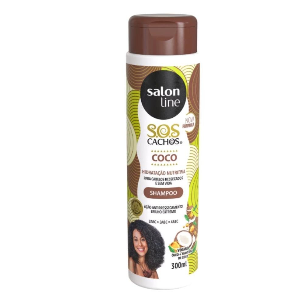 Shampoo Salon Line Sos Cachos Coco Hidratação Nutritiva 300ml 300ml 1