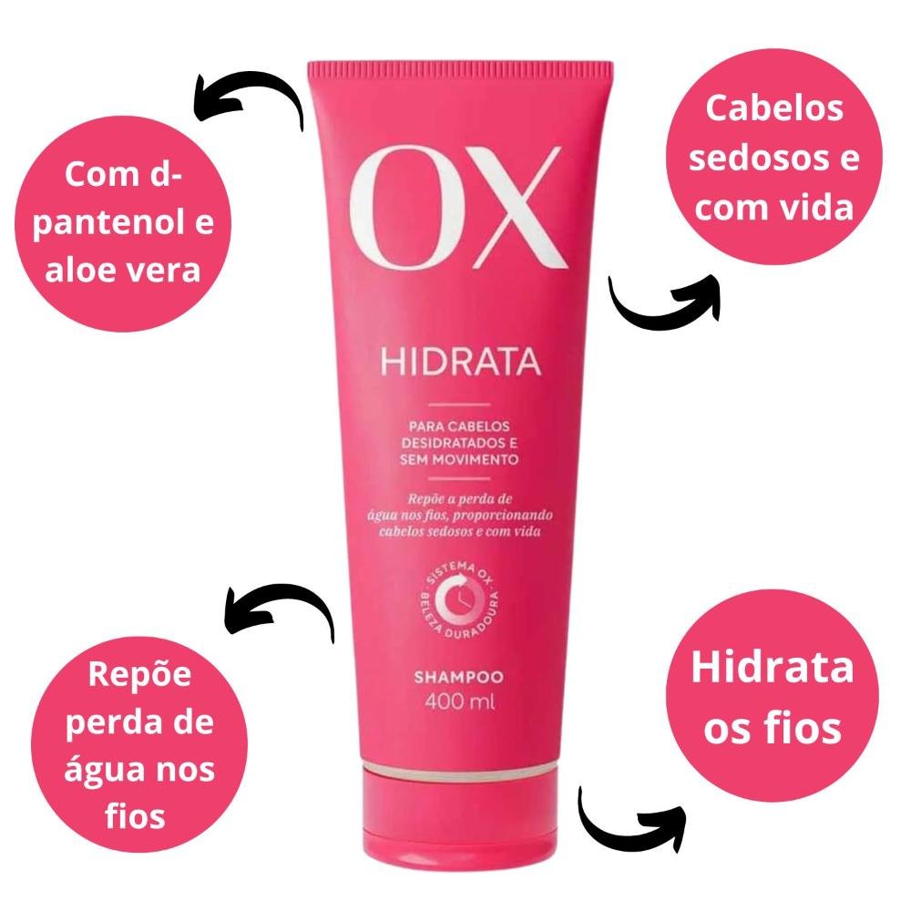 Shampoo Ox Hidrata 400ml 400ml 2