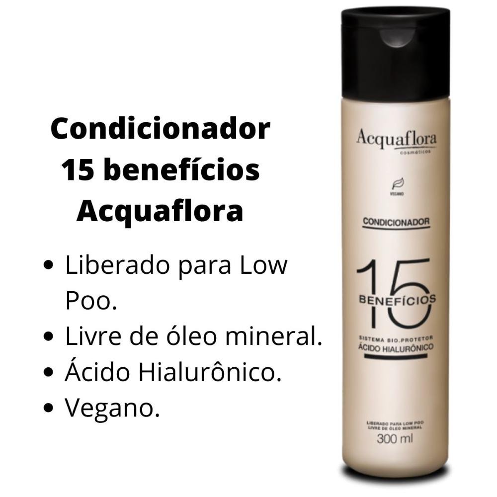 Condicionador Acquaflora 15 Benefícios 300ml 300ml 2