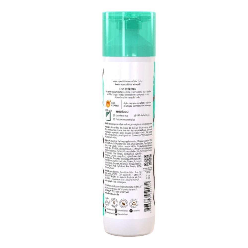 Shampoo Salon Line Meu Liso Extremo 300ml 300ml 3