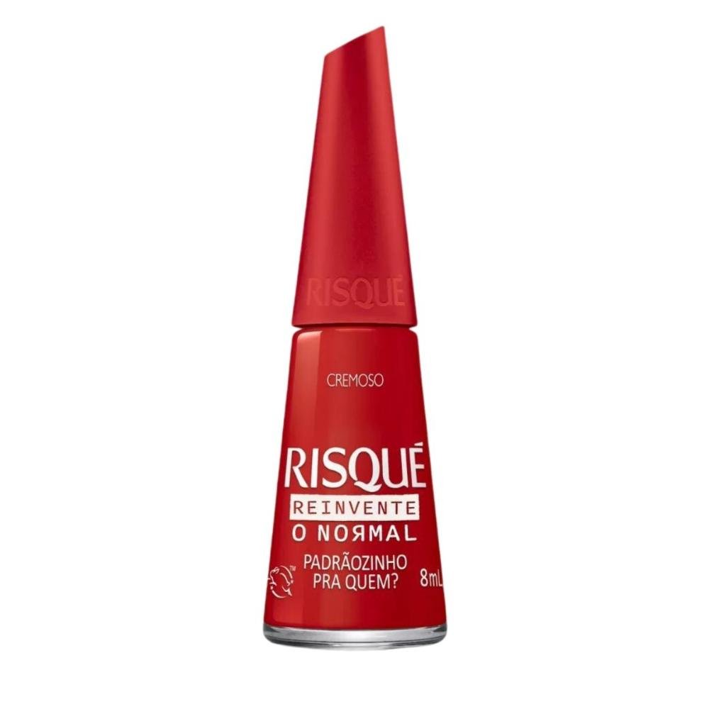Esmalte Cremoso Risque Reinvente O Normal Padrãozinho Pra Quem? 8ml O Normal Padrãozinho Pra Quem? 1