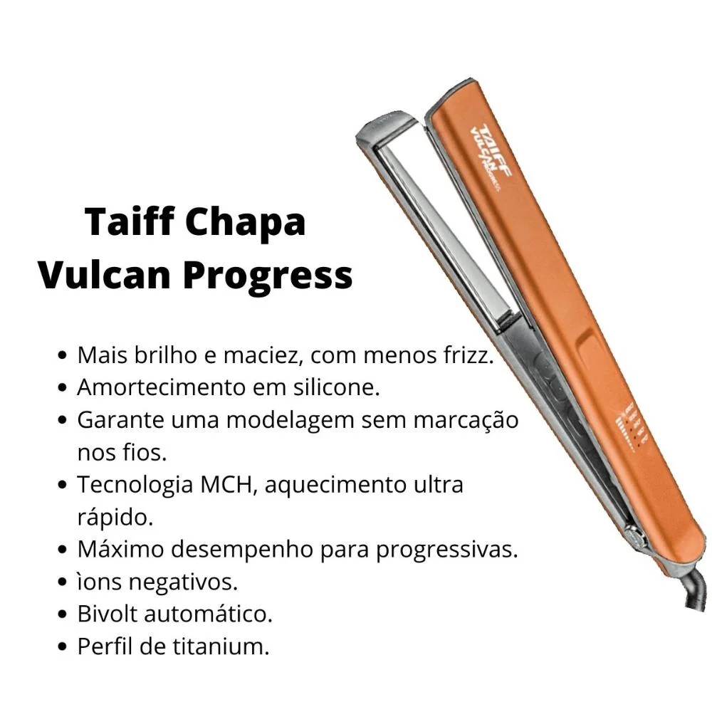 Chapa Taiff Vulcan Progress 250°c Bivolt Bivolt 2