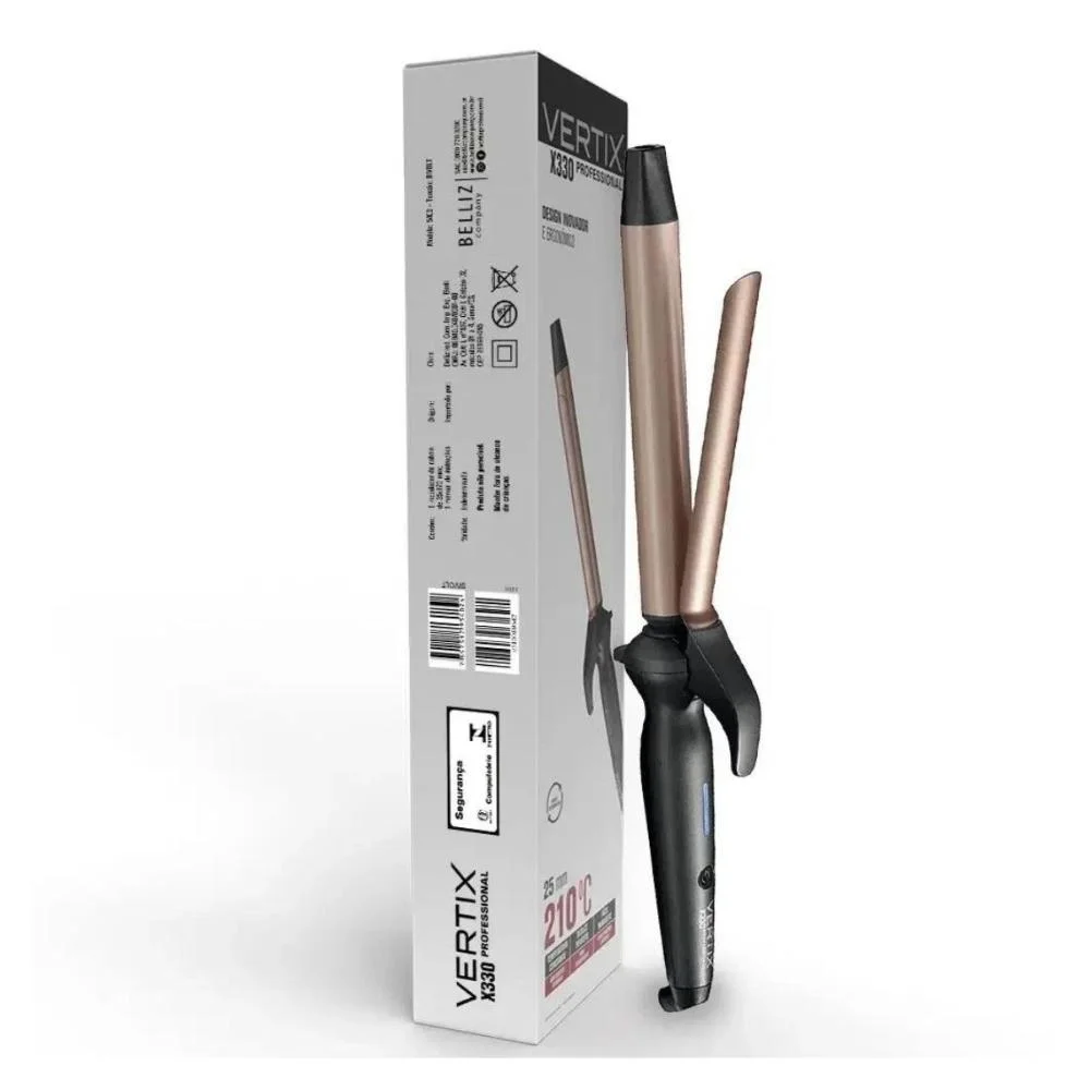 Belliz Vertix X330 Modelador 25mm Longo 210°c Bivolt Bivolt 3