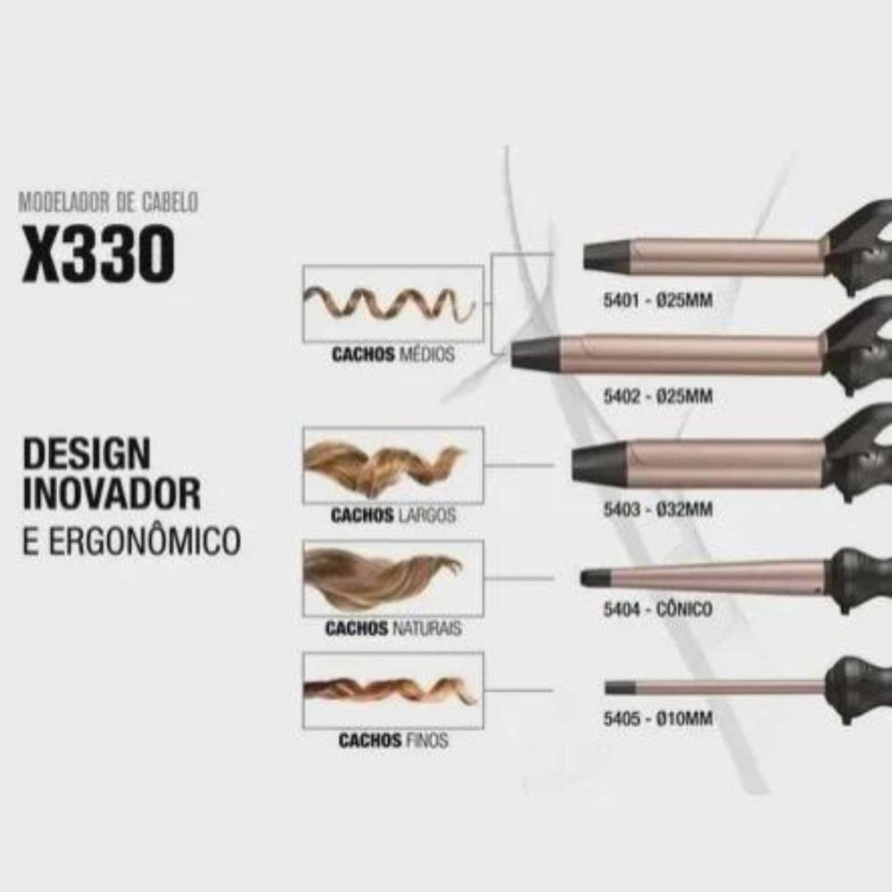 Belliz Vertix X330 Modelador 25mm Longo 210°c Bivolt Bivolt 5