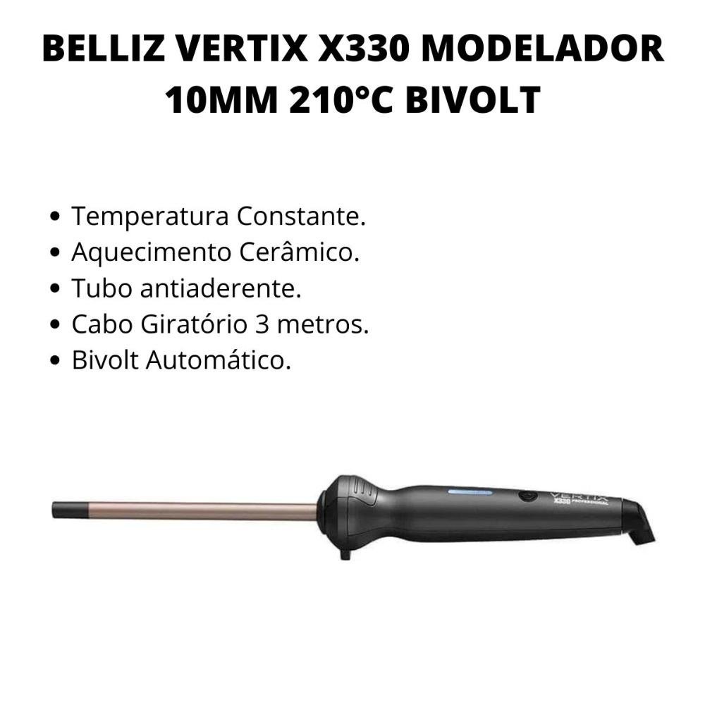 Belliz Vertix X330 Modelador 10mm 210°c Bivolt Bivolt 2