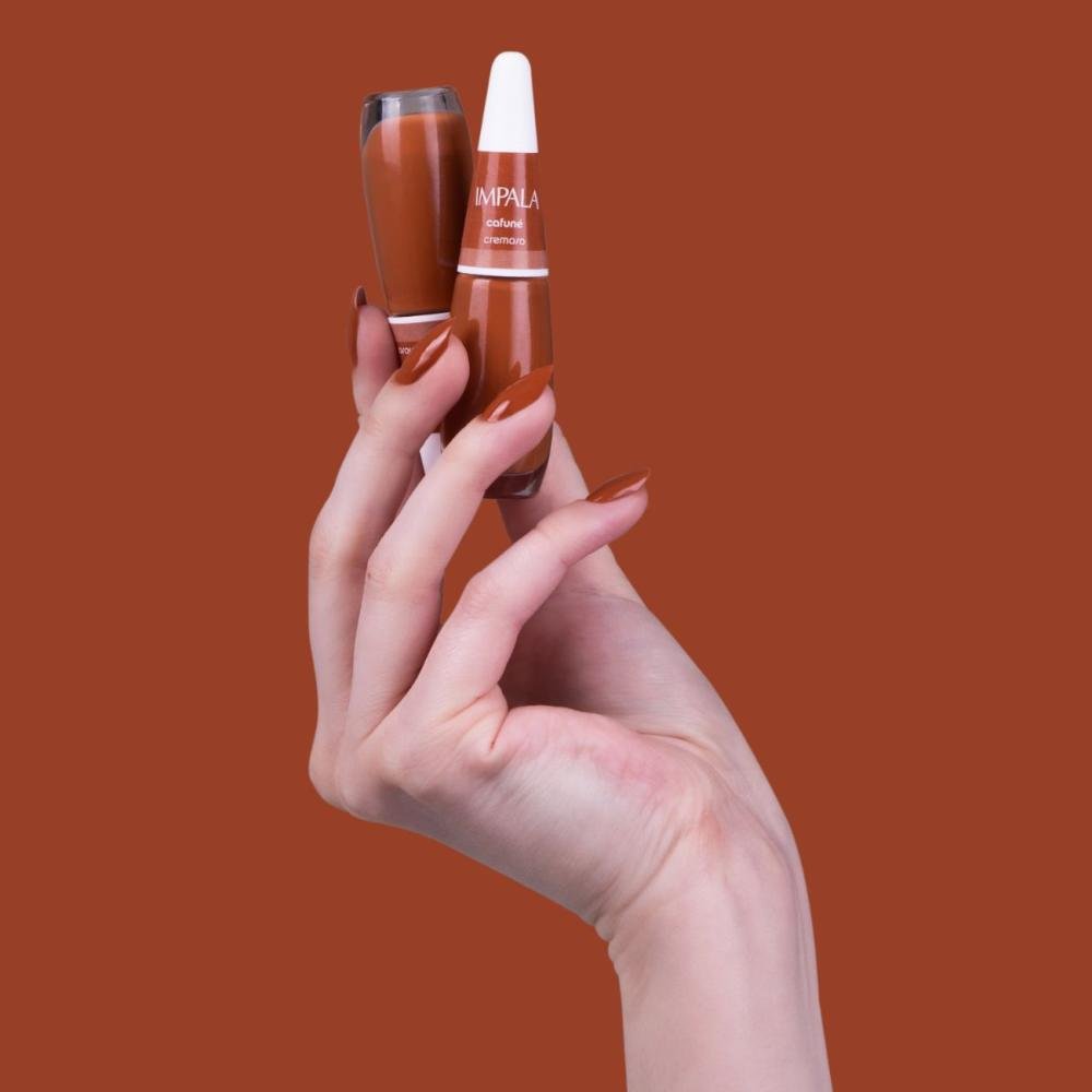 Esmalte Cremoso Impala A Cor da Sua Moda Cafuné 7,5ml Cafuné 3