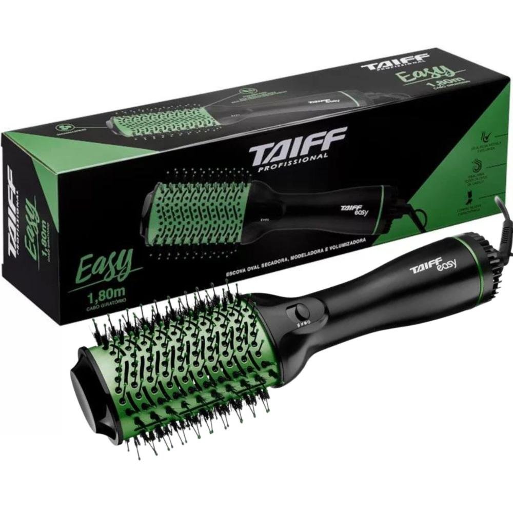 Escova Oval Secadora Taiff Easy Verde 1200w 220v 220V 1