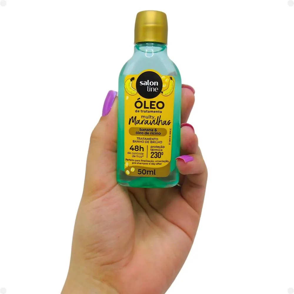 Óleo Salon Line Multy Maravilhas Banana e Óleo de Rícino 50ml 50ml 5