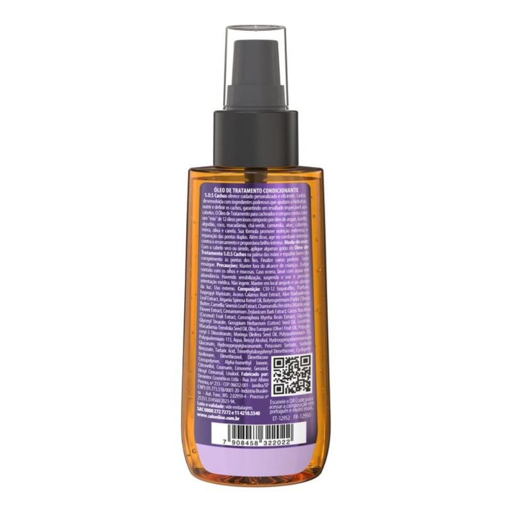 Óleo Nutrição Extraordinária Salon Line Sos Cachos Super Óleos 100ml 100ml 3