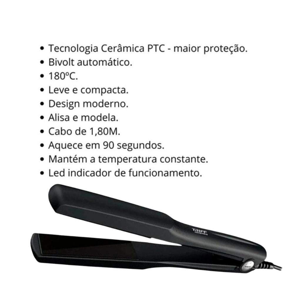 Chapa Taiff Cerâmica 180°c Bivolt Bivolt 6