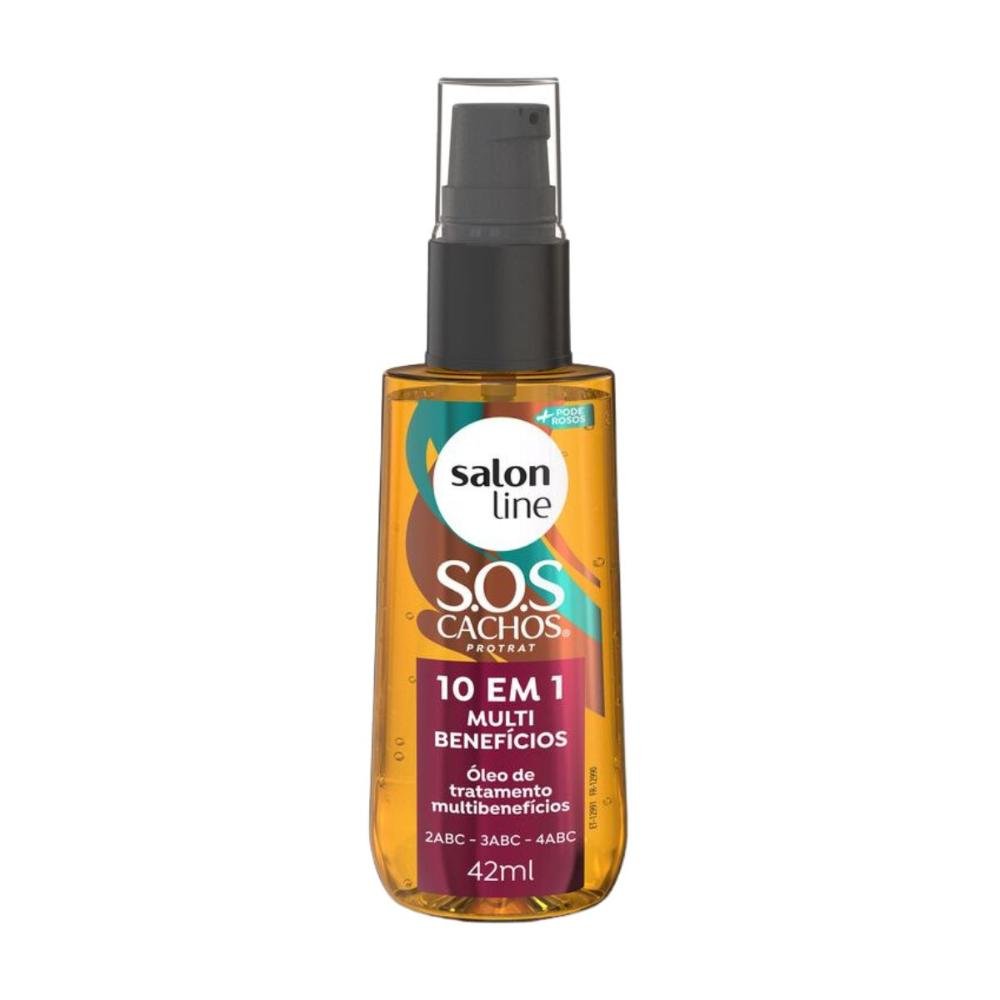 Óleo 10 em 1 Multibenefícios Salon Line Sos Cachos 42ml 42ml 1