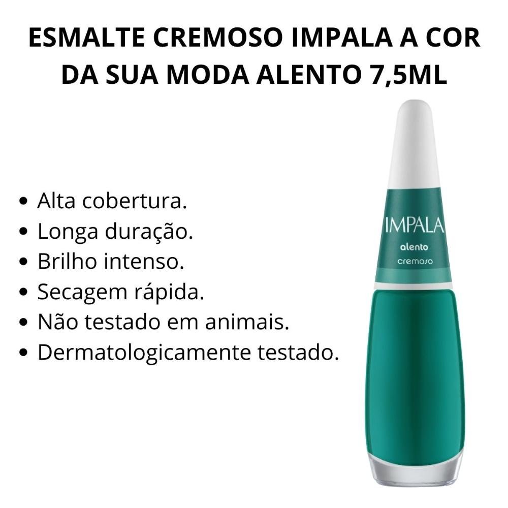 Esmalte Cremoso Impala A Cor da Sua Moda Alento 7,5ml Moda Alento 2