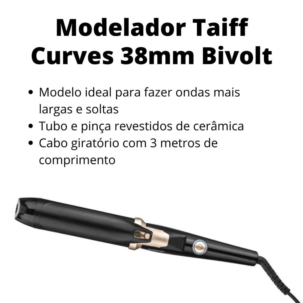 Modelador Curves 1 1/2 - 38mm Bivolt Taiff Bivolt 2